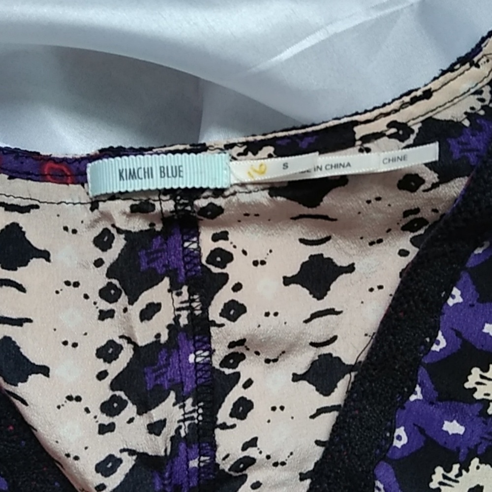 Urban outfitters kimchi blue silk dress size S - Picture 3 of 4